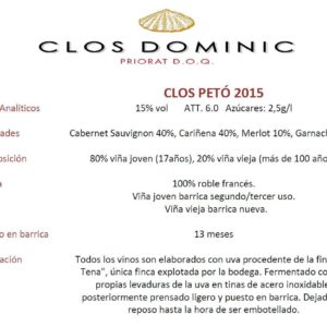 Clos Petó – Clos Dominic